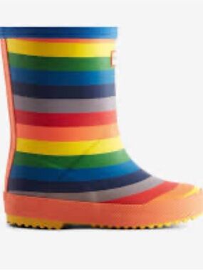 Hunter Rainbow Wellington Rain Boots Sz 13